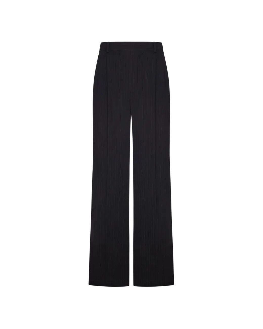 Saint Laurent Black Fluid Pants for men