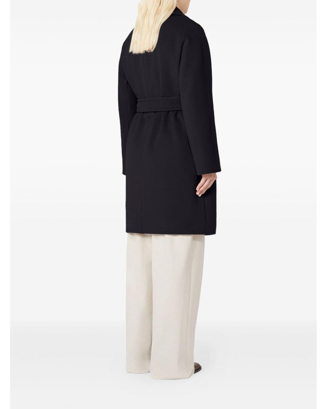Max Mara Blue Wool Coat
