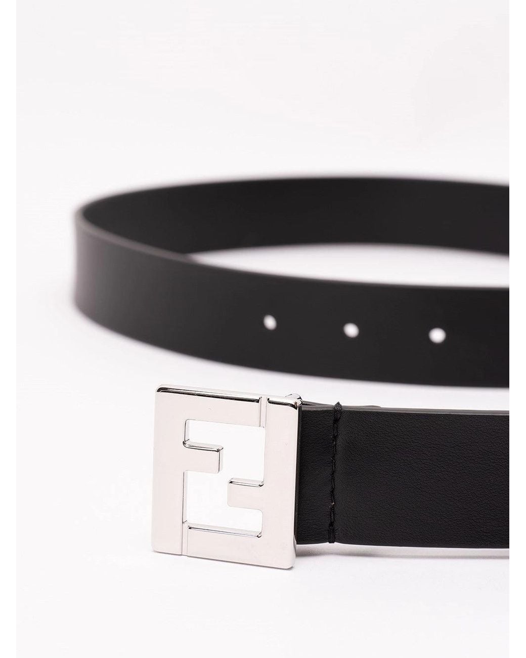 Fendi Black Belts for men