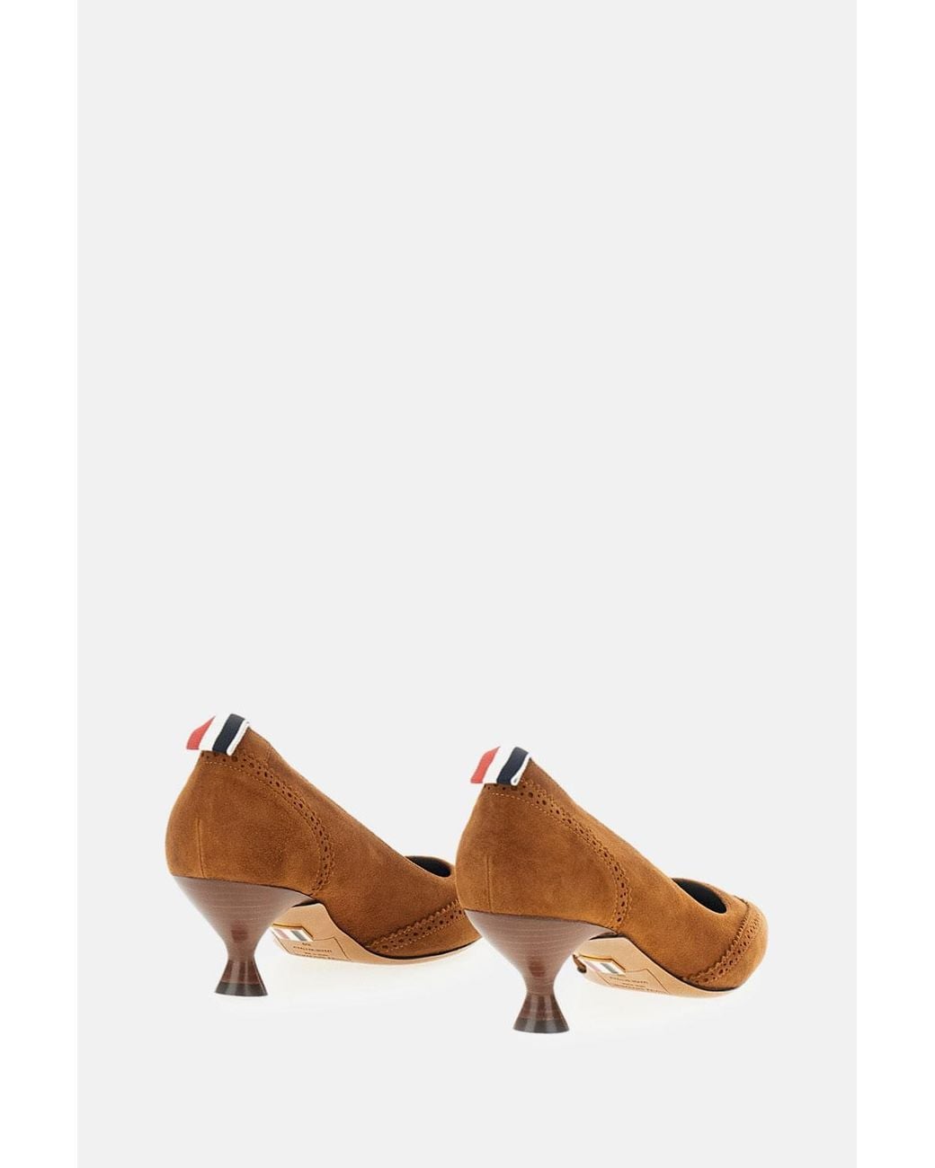 Thom Browne Brown Wingtip Brogue Pump