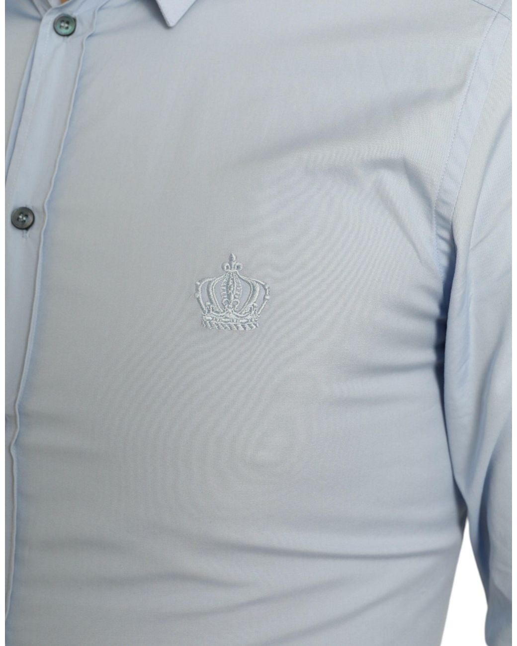 Dolce & Gabbana Blue Sky Cotton Formal Dress Shirt for men