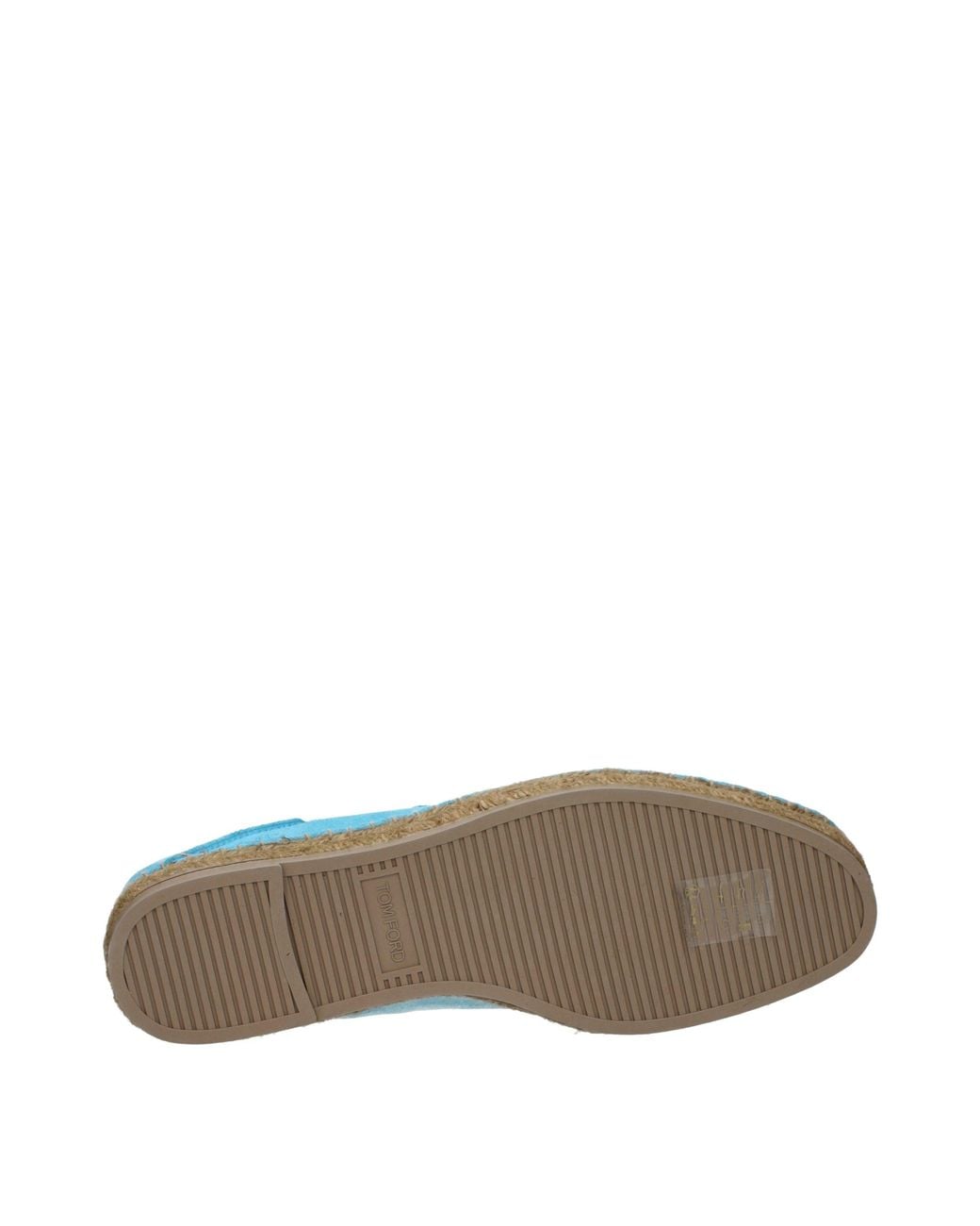 Tom Ford Blue Leather Espadrilles for men