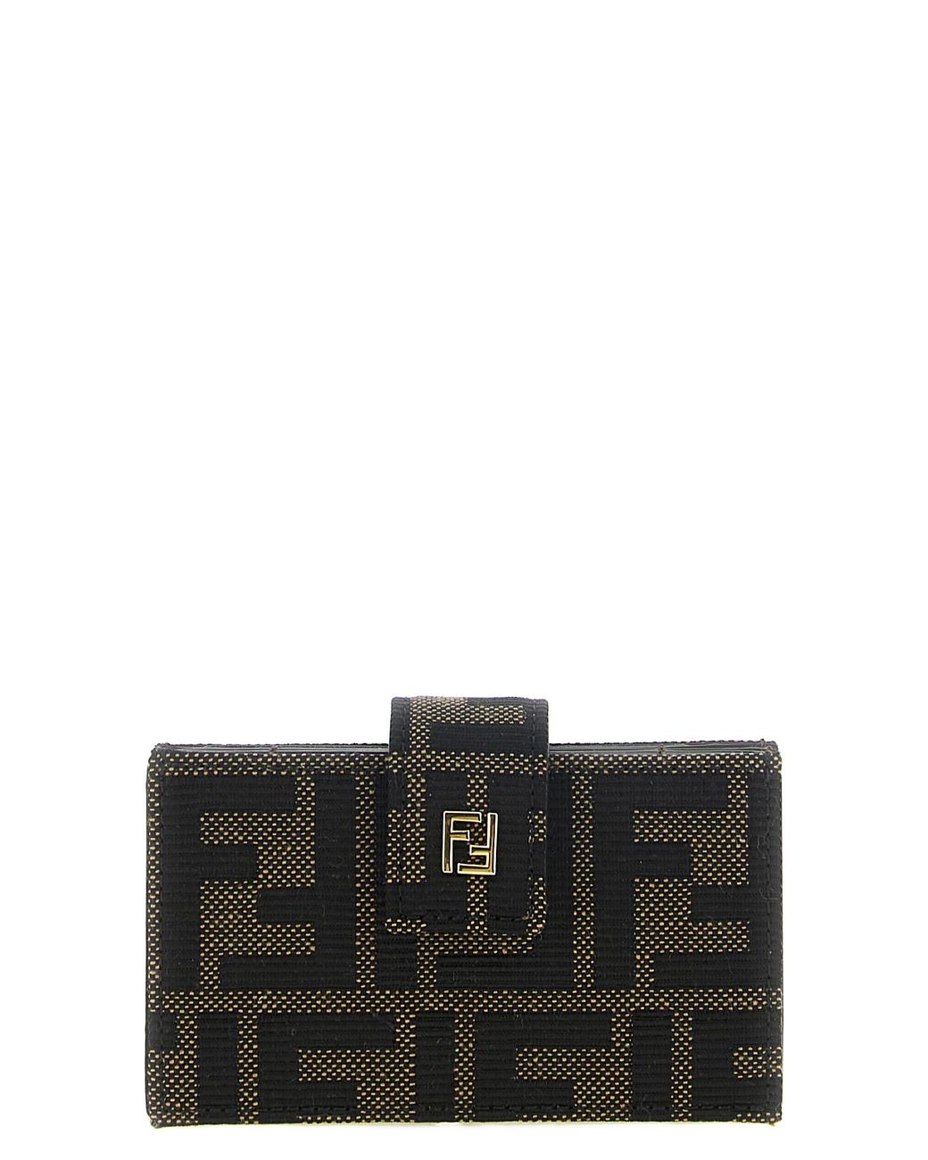 Fendi Black Polyester Cardholder