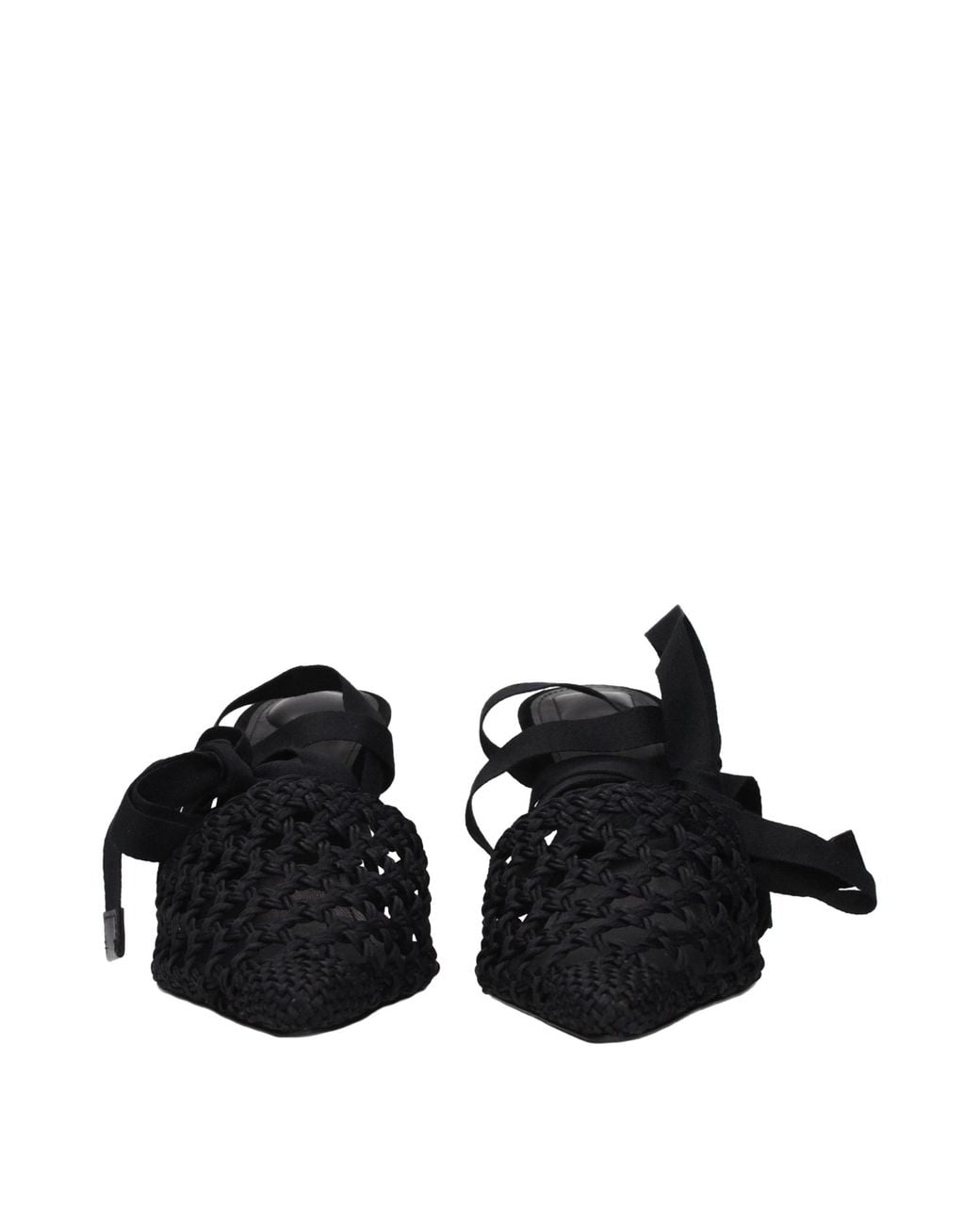 Jacquemus Blue Fabric Strap-On Sandals