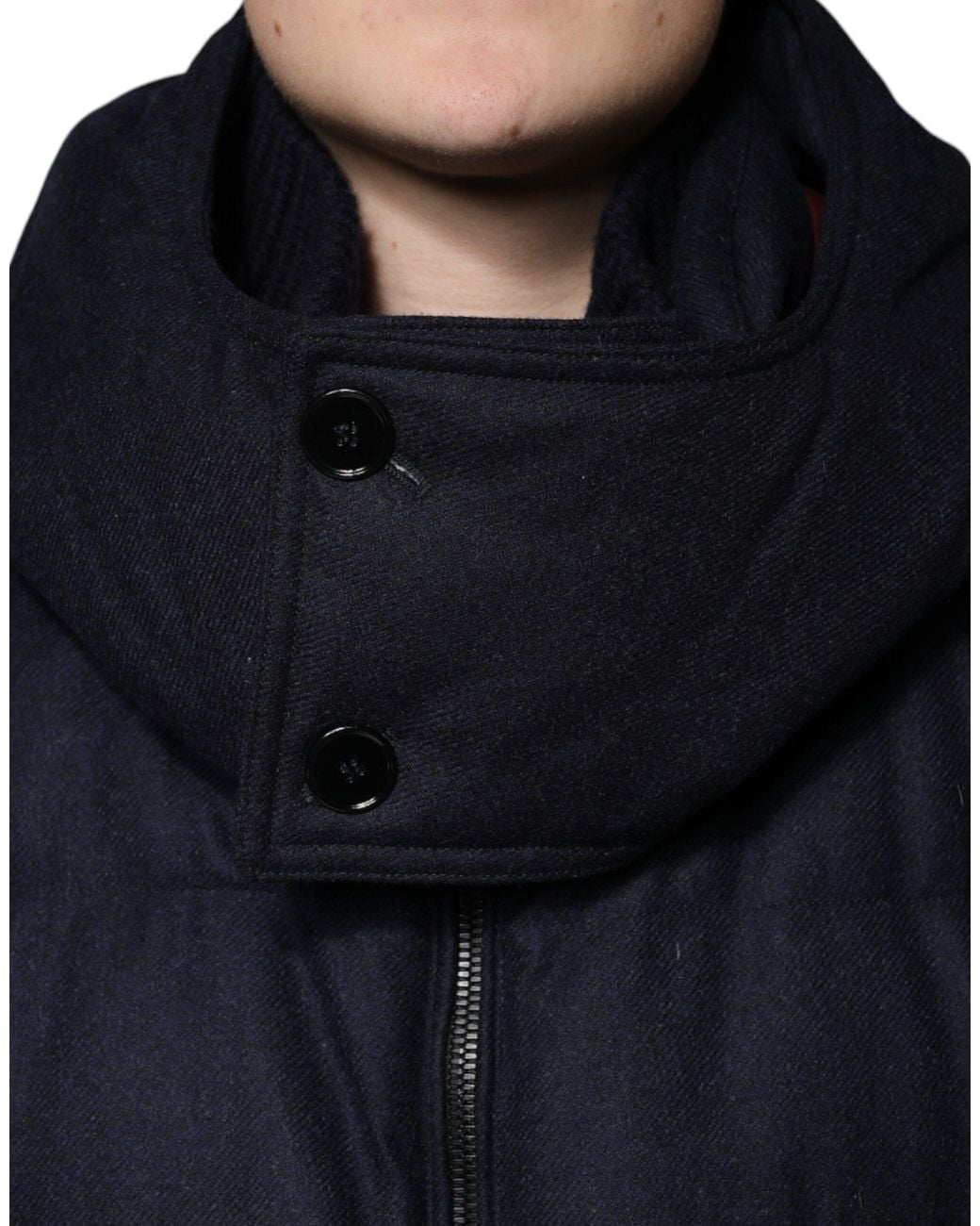 Dolce & Gabbana Blue Long Sleeve Padded Jacket Model Jkt3781 for men