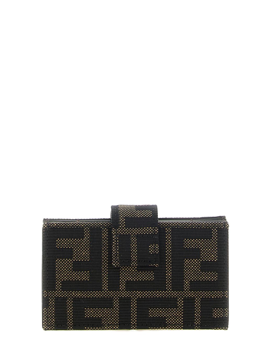 Fendi Black Polyester Cardholder