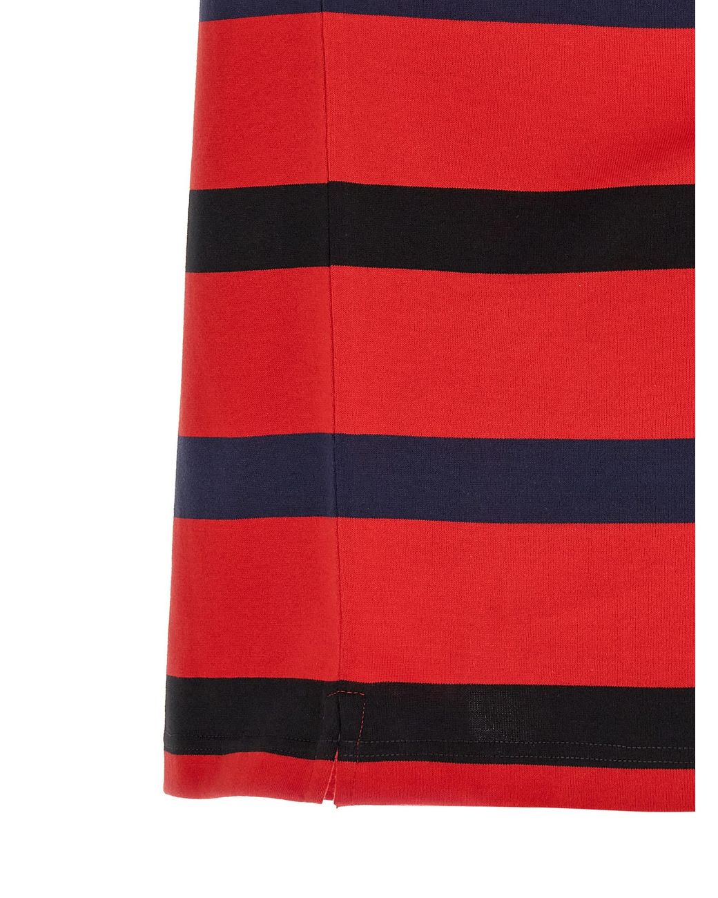 Prada Red Cotton Polo Shirt for men