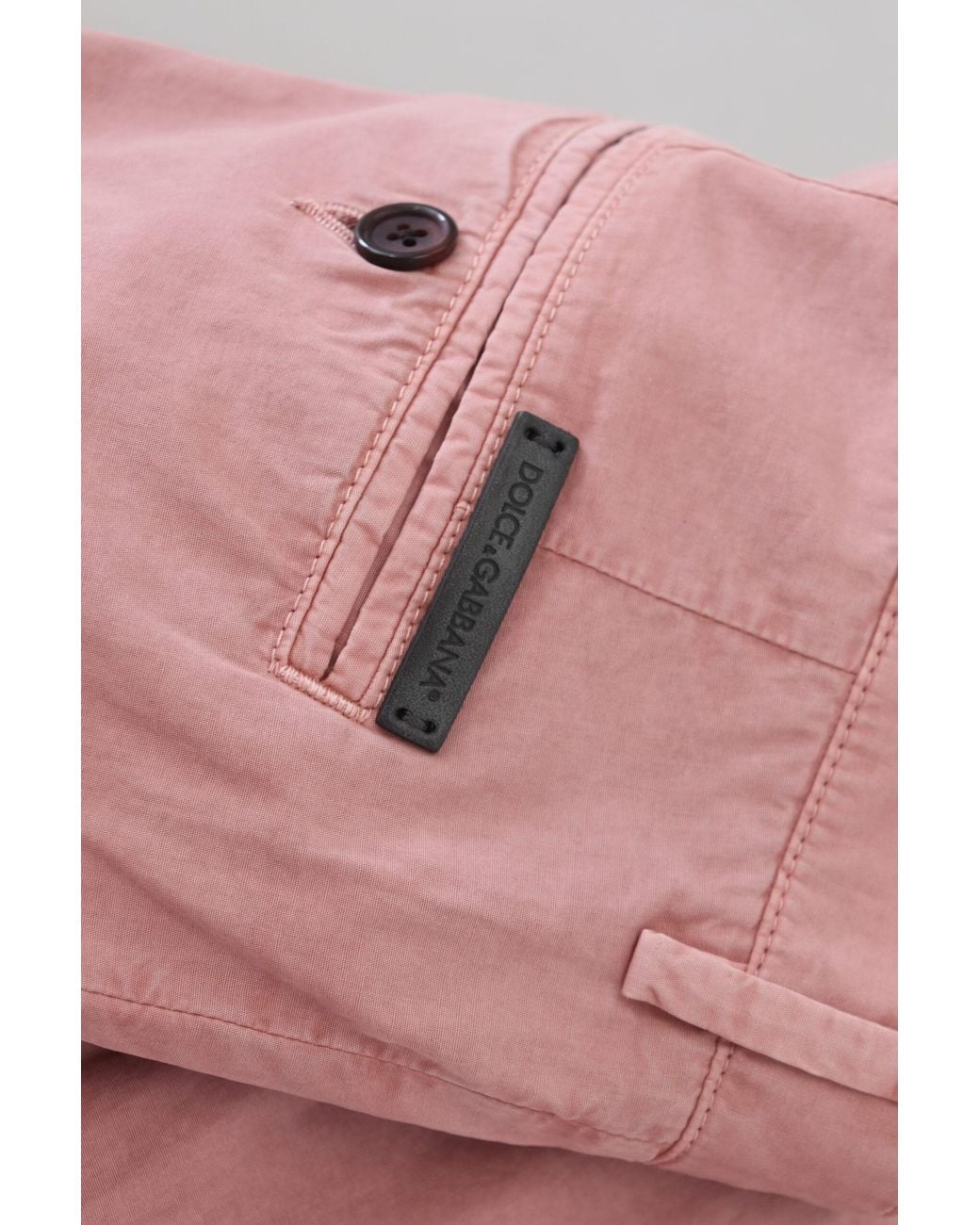 Dolce & Gabbana Black Chinos Cotton Casual Shorts for men