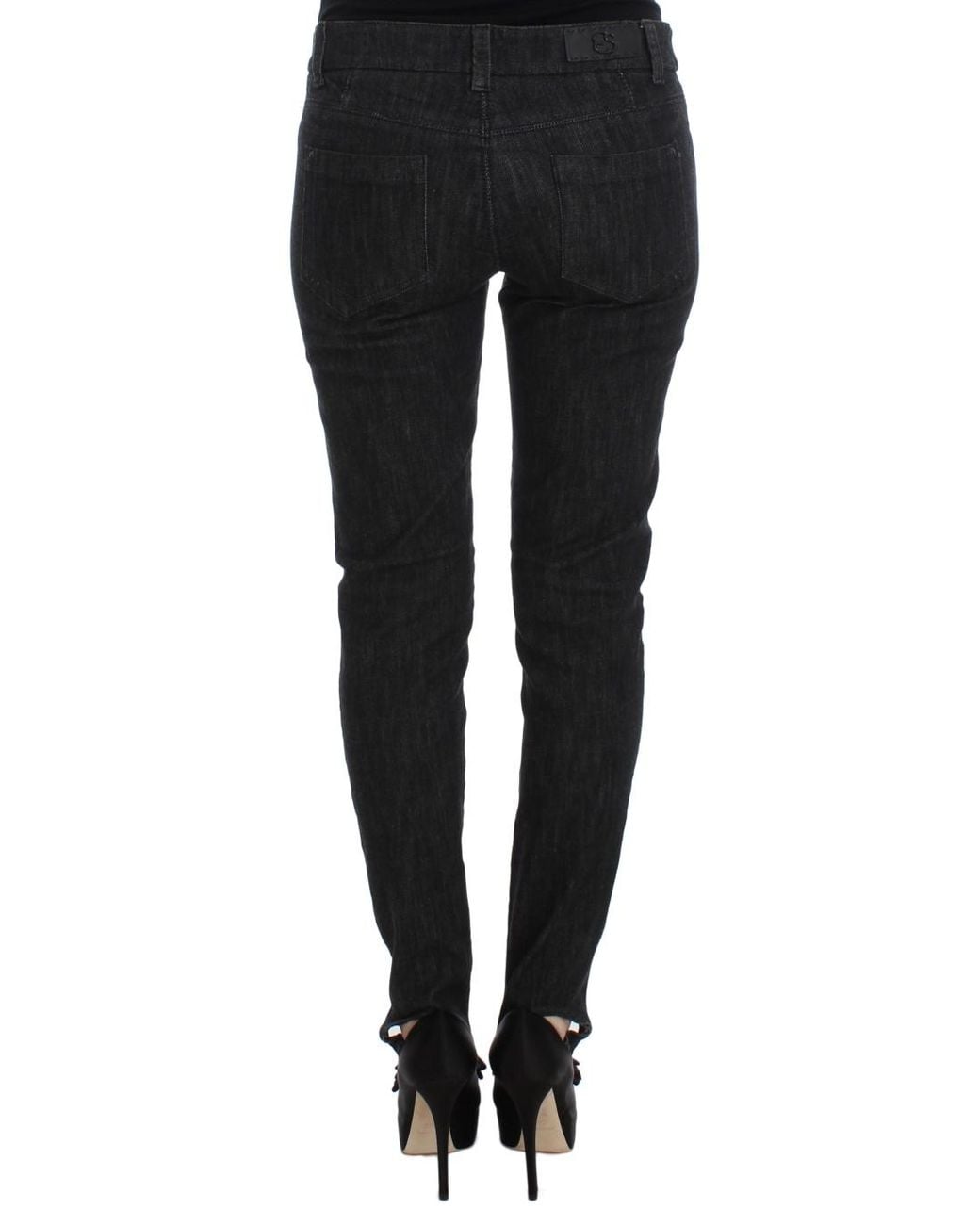 Ermanno Scervino Black Elegant Slim Fit Jeans