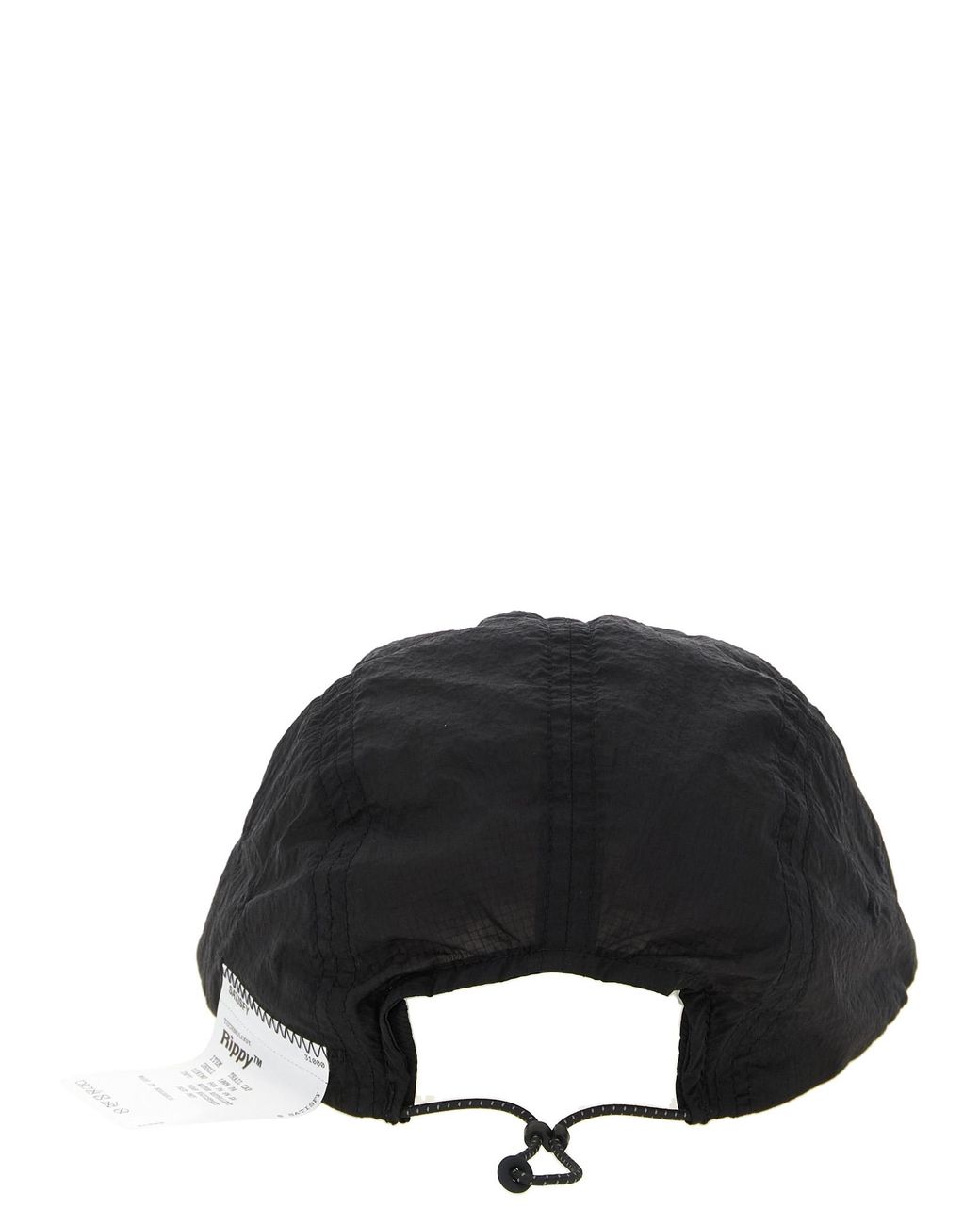 Satisfy Black Polyamide Cap (Baseball Hat) for men
