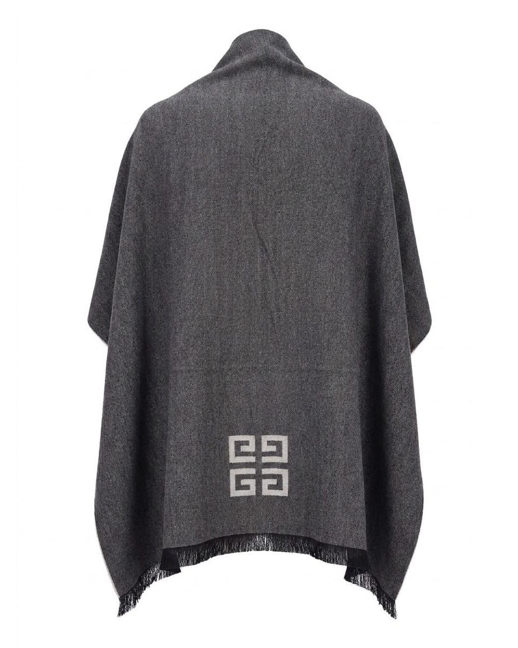 Givenchy Gray Wool Scarf