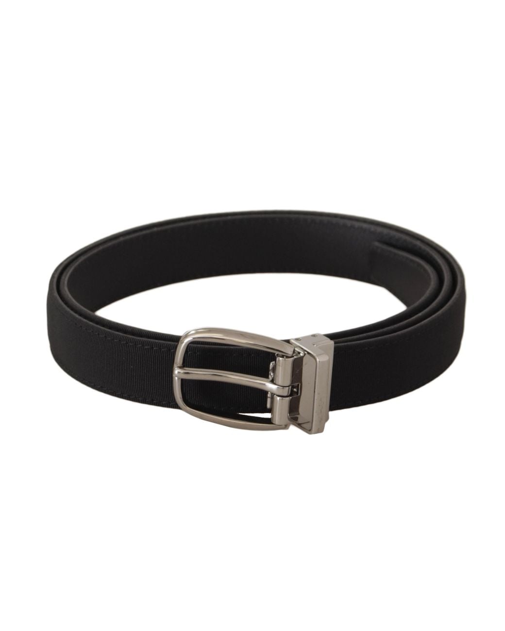 Dolce & Gabbana Black Fabric Belt Canvas for men