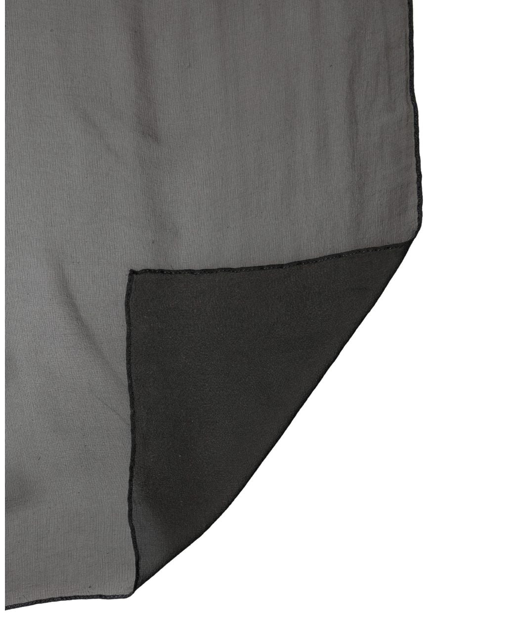Dolce & Gabbana Black Silk Neck Wrap Shawl Stole 167Cm X 126Cm Scarf