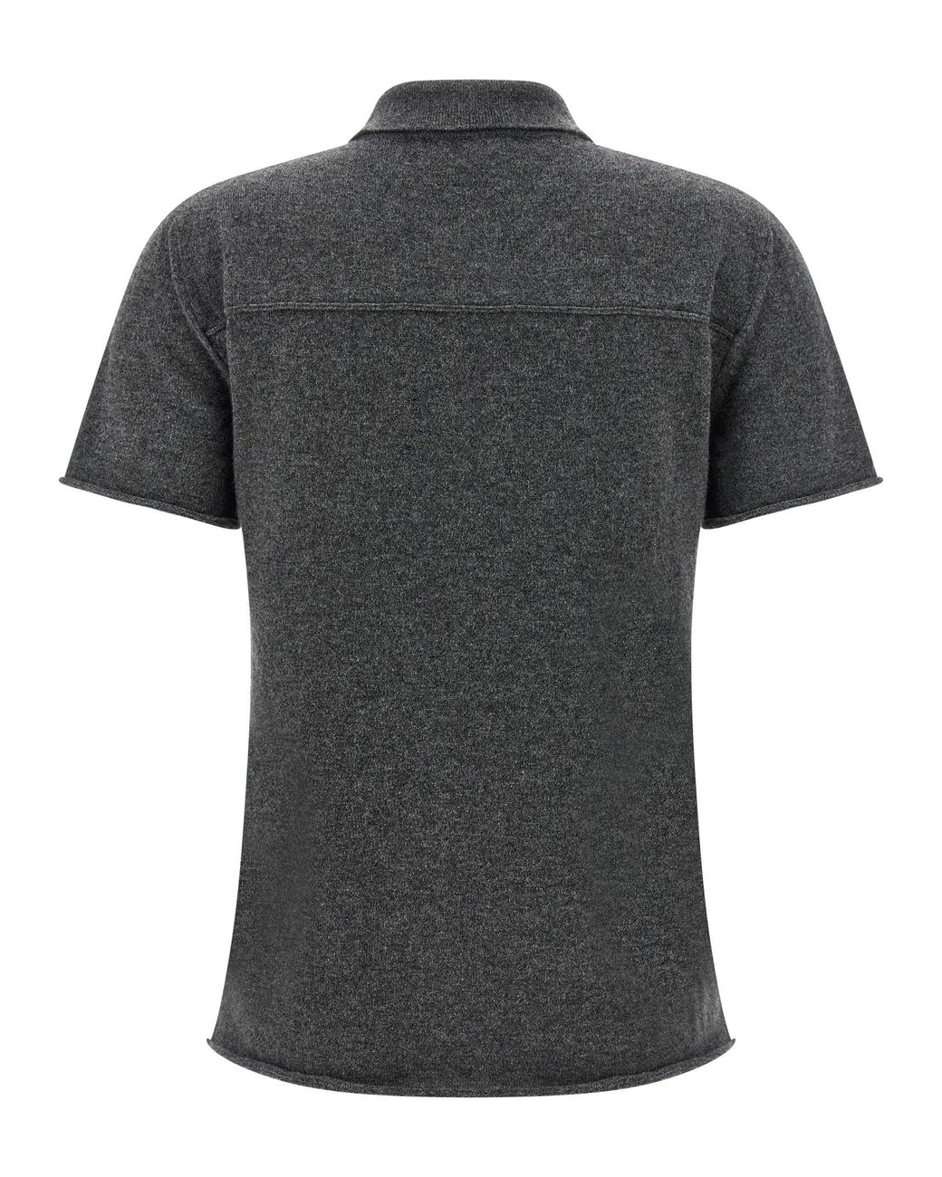 Miu Miu Black Cashmere Polo Shirt