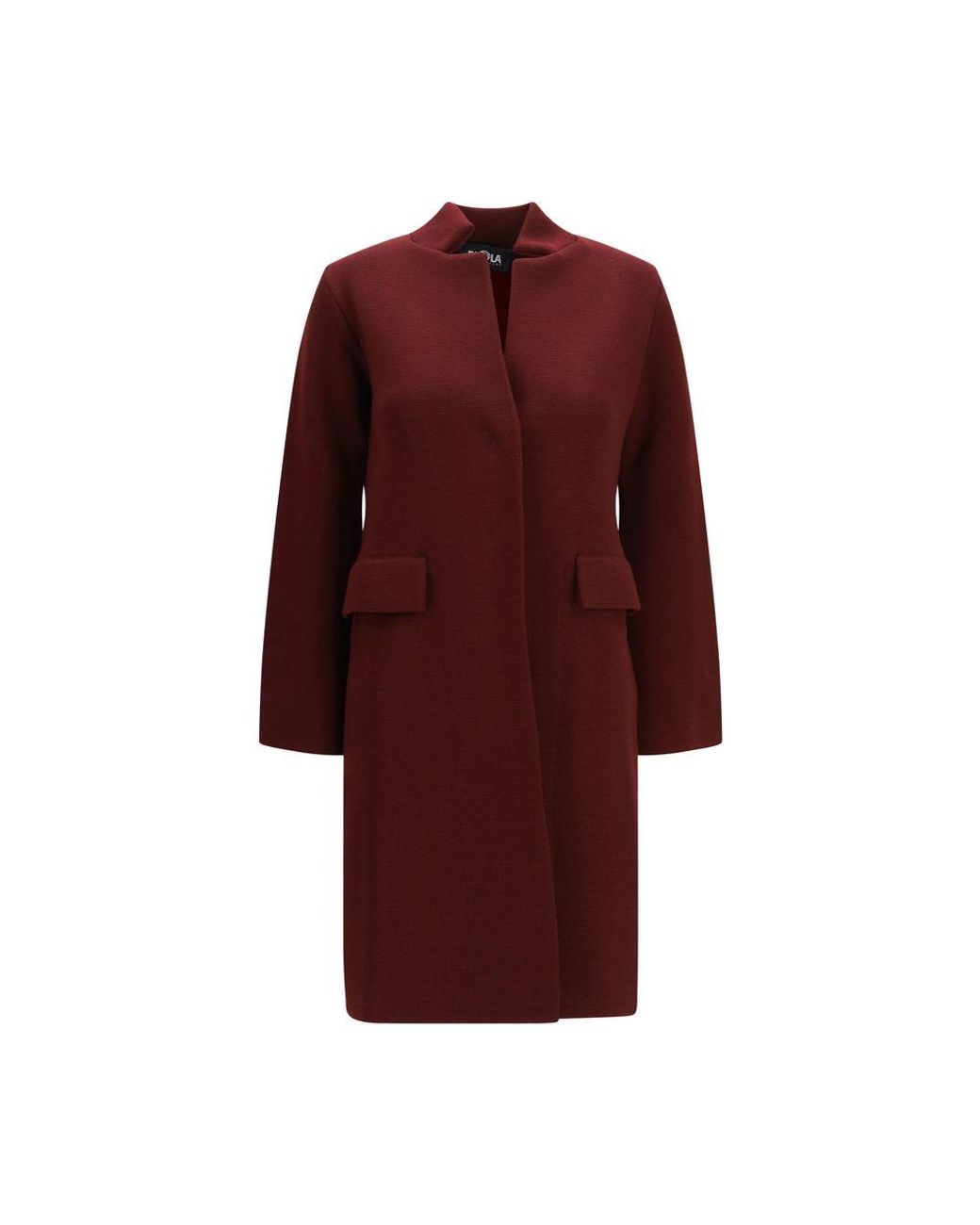 Ella Red Wool Oves Aries Coat