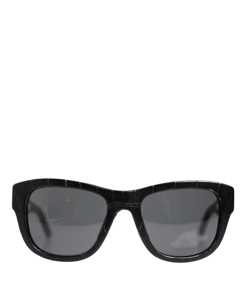 Dolce & Gabbana Black Leather Frame Dg4177 Tinted Lens Sunglasses
