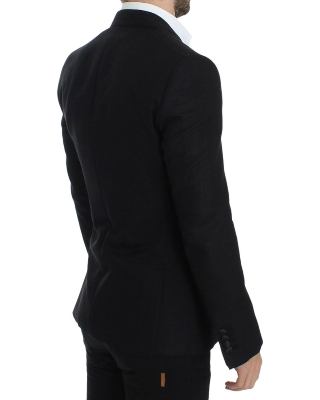 Dolce & Gabbana Blue Wool Silk Sicilia Blazer for men