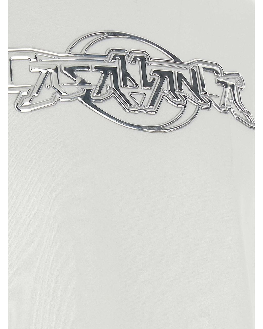 Casablanca White Chrome' T-Shirt for men
