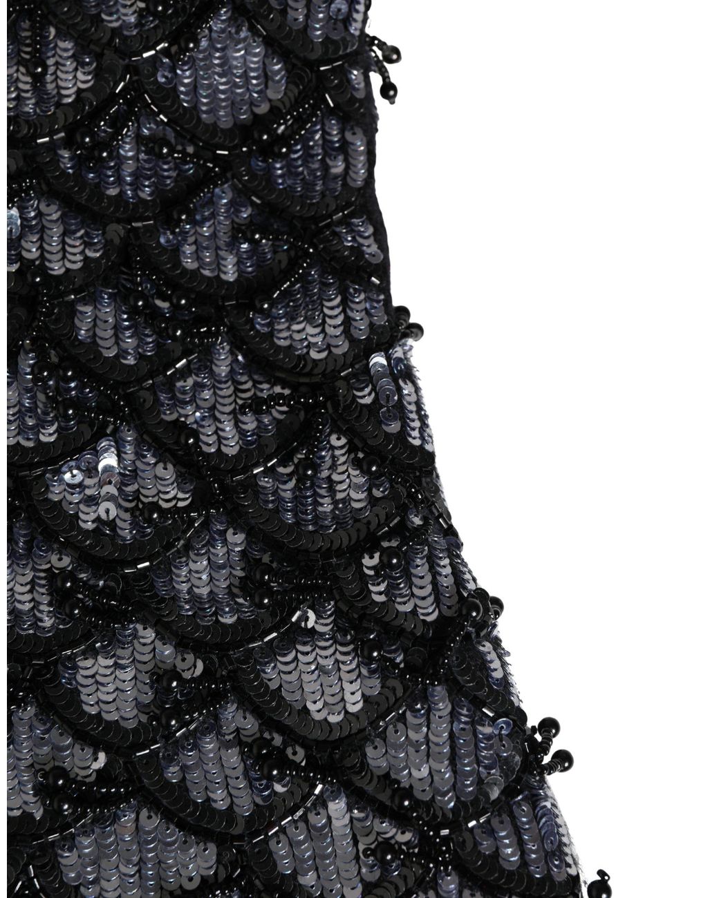 Dolce & Gabbana Black Wool Crystal Embellished Balaclava Hat