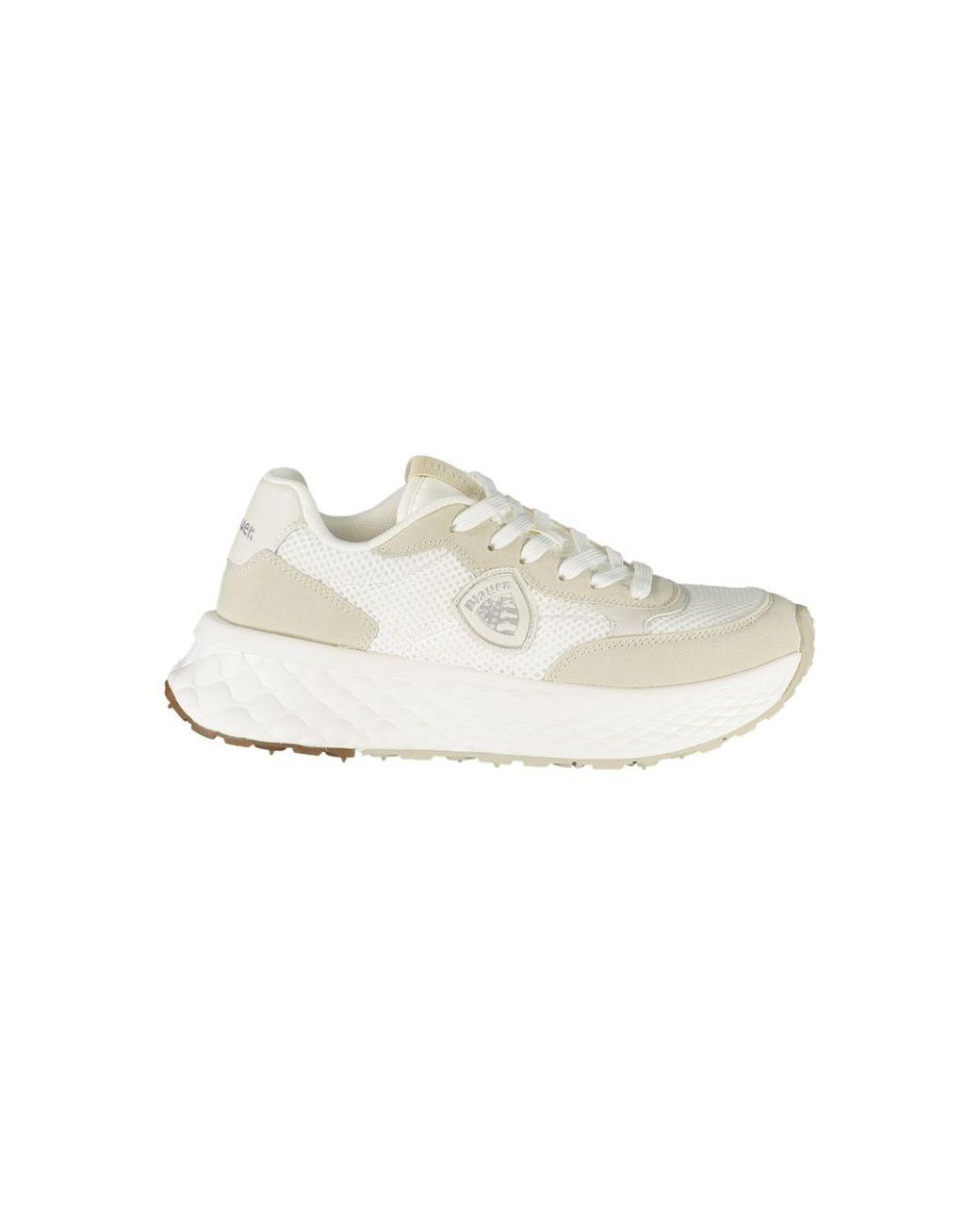 Blauer White Bianco Polyurethane Sneaker