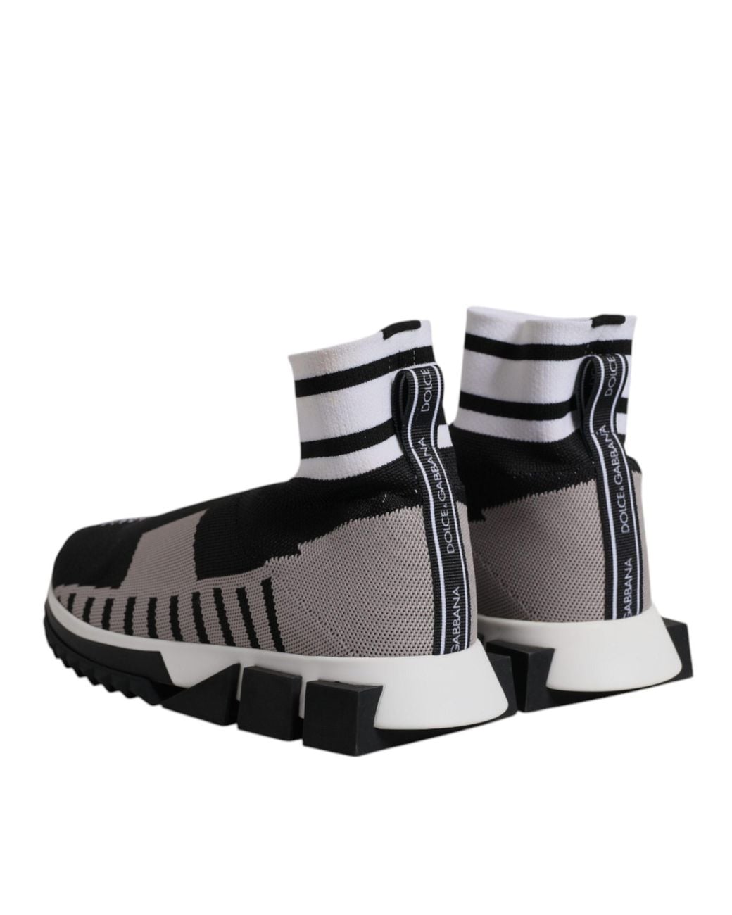 Dolce & Gabbana Black Portofino Slipon Sneaker Chunky Sole