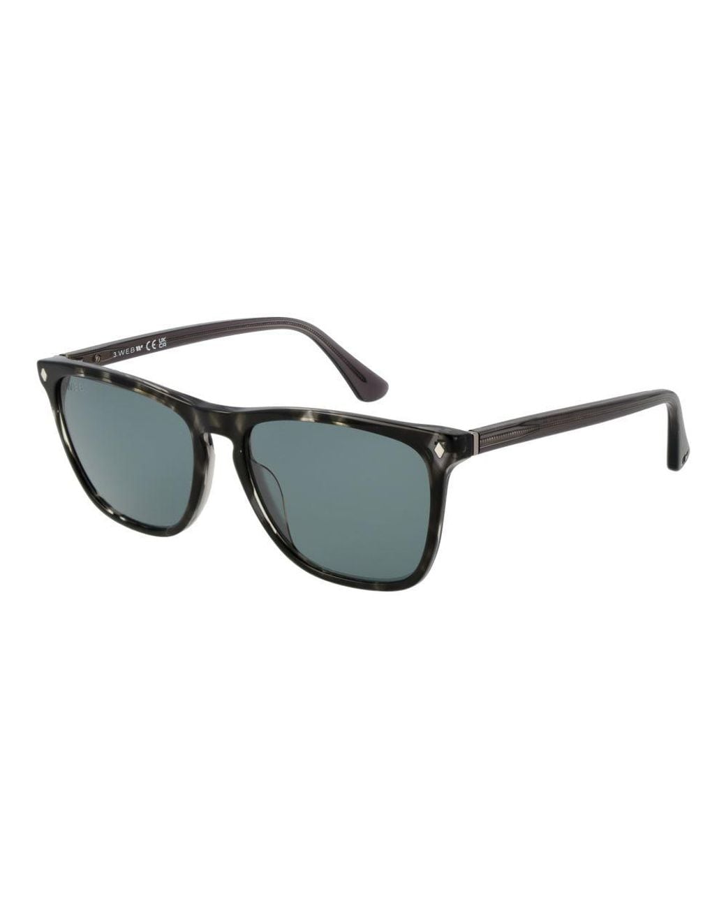 Web Gray Acetate Sunglasses for men