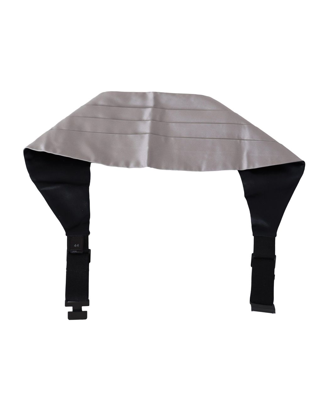 Dolce & Gabbana White Waist Belt 100% Silk Cummerbund for men