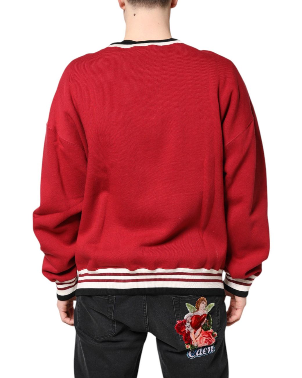 Dolce & Gabbana Red Queen Angels Sweatshirt for men