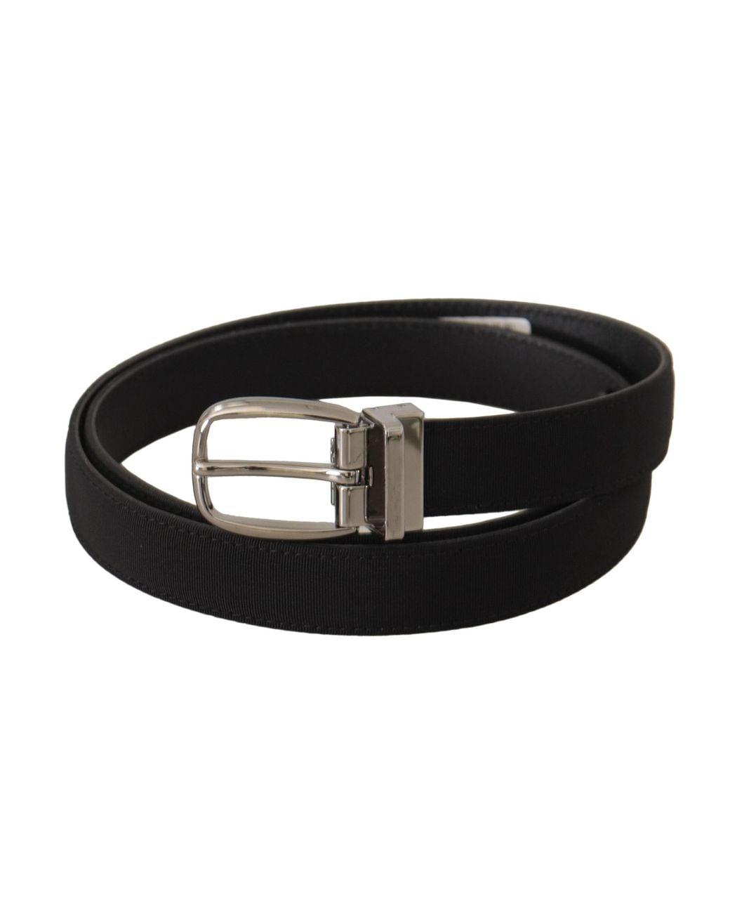 Dolce & Gabbana Black Fabric Belt Canvas for men