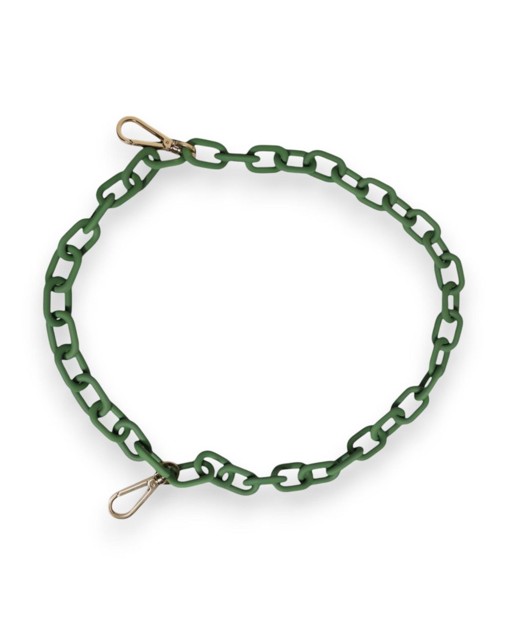 Dolce & Gabbana Green Plexy Acrylic Chunky Hardware Wallet Chain for men