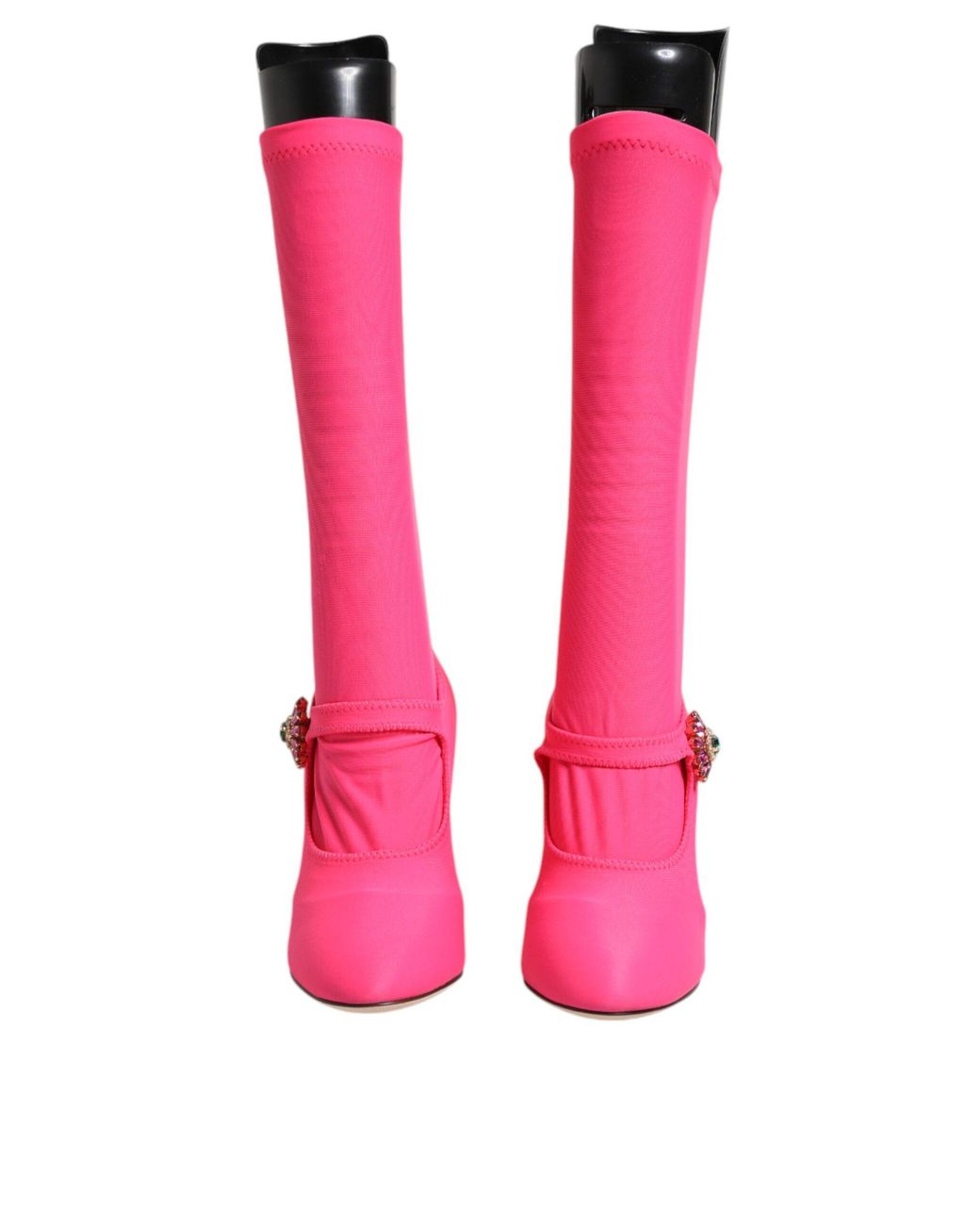 Dolce & Gabbana Pink Heeled Boots