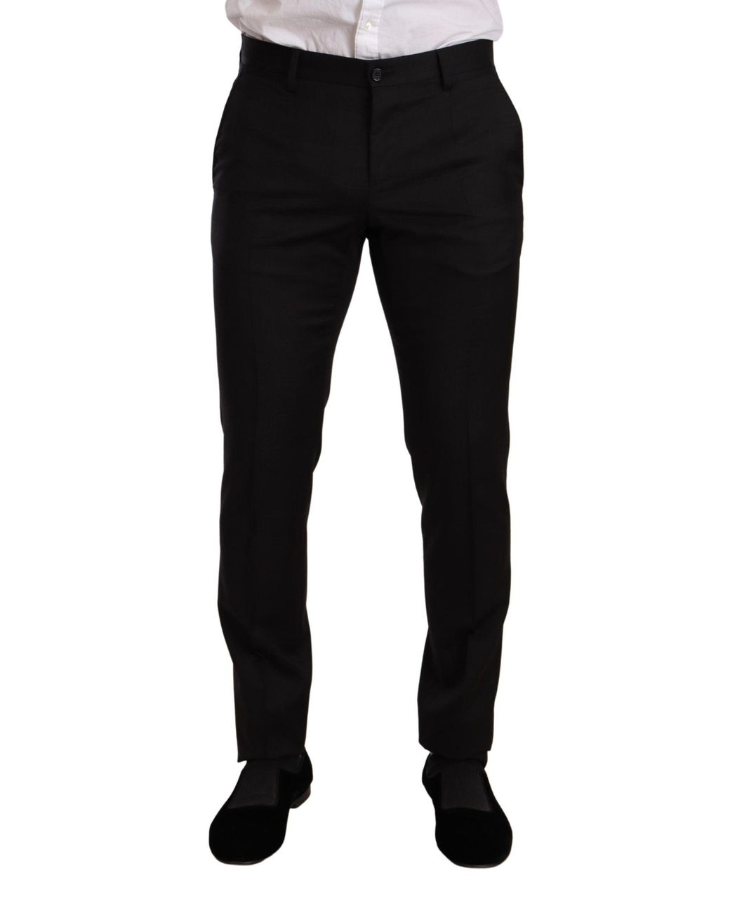 Dolce & Gabbana Black Check Martini Slim Fit 2 Piece Suit for men