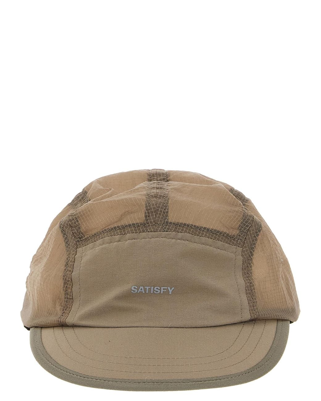 Satisfy Brown Polyamide Cap (Baseball Hat) for men