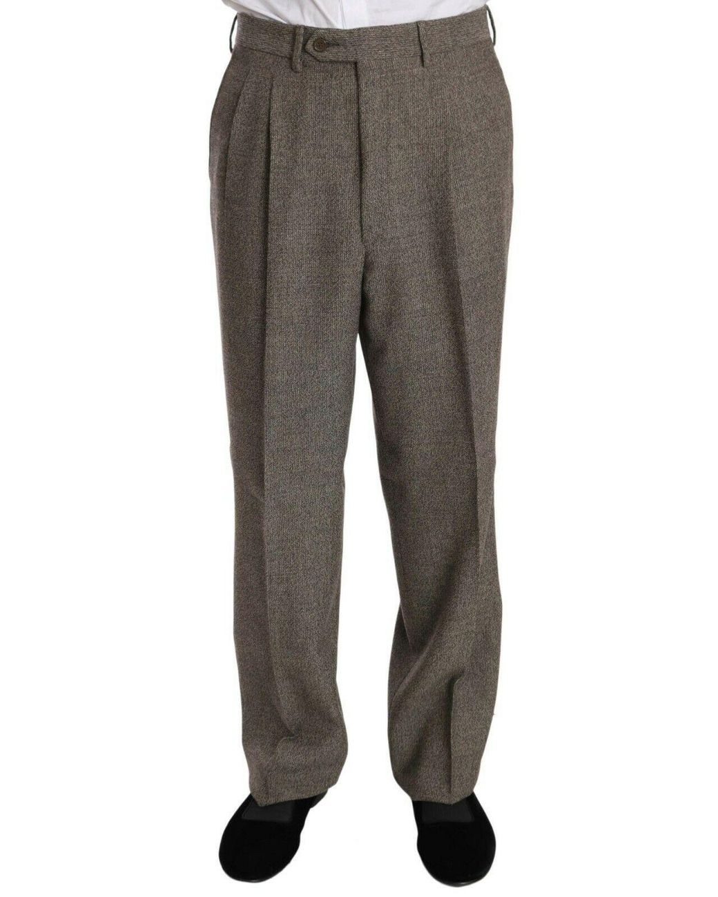 Fendi Black Elegant Light Wool Suit for men