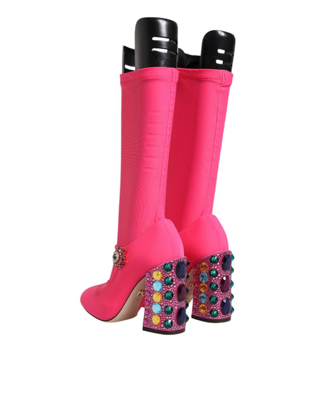 Dolce & Gabbana Pink Heeled Boots