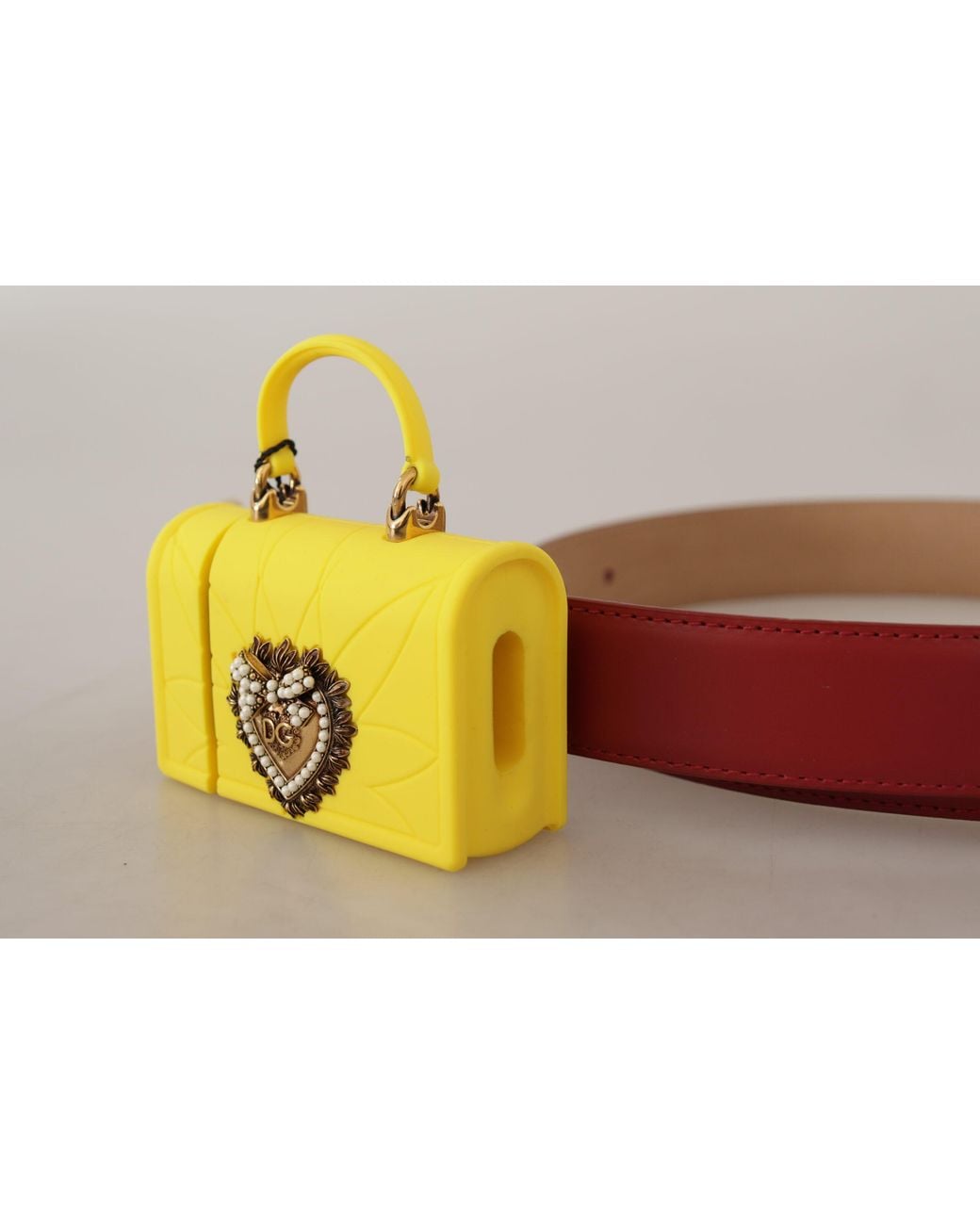 Dolce & Gabbana Black Elegant Leather Engraved Buckle Belt