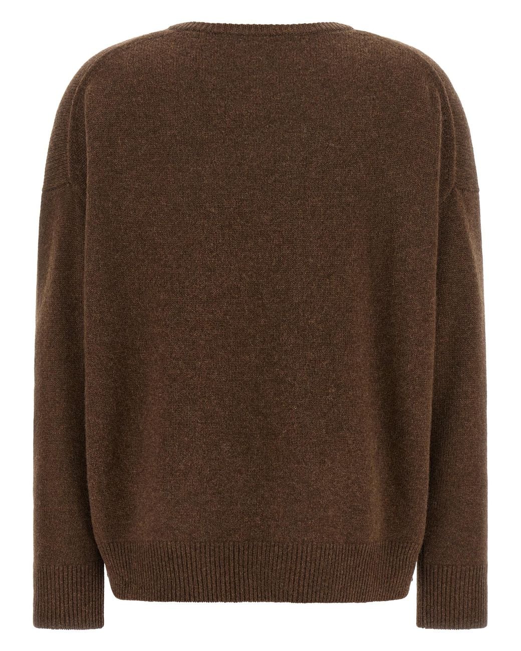 Co. Cashmere Cardigan in Brown | Lyst