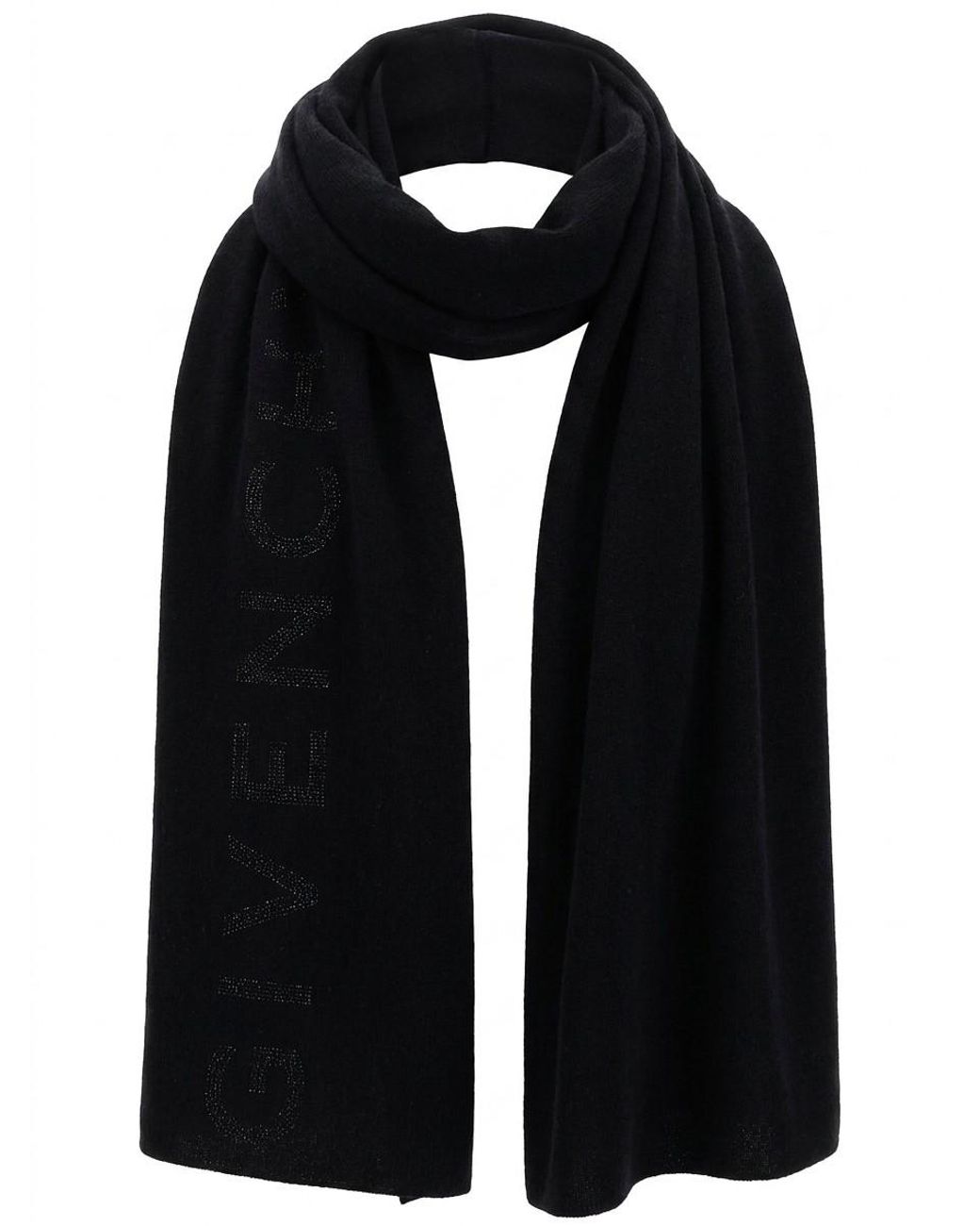 Givenchy Black Wool Scarf