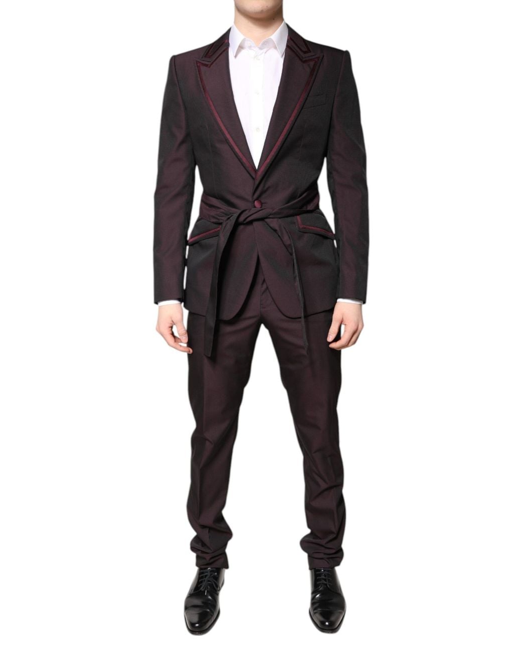 Dolce & Gabbana Black Single Breasted Formal 2 Piece Suit for men