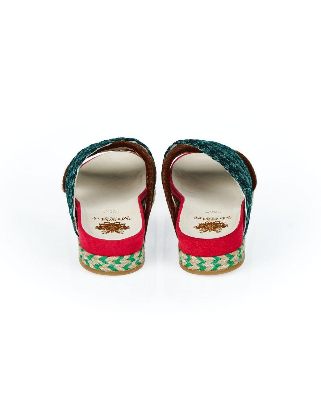 MR & MRS Green Multicolor Dankalia Sandal