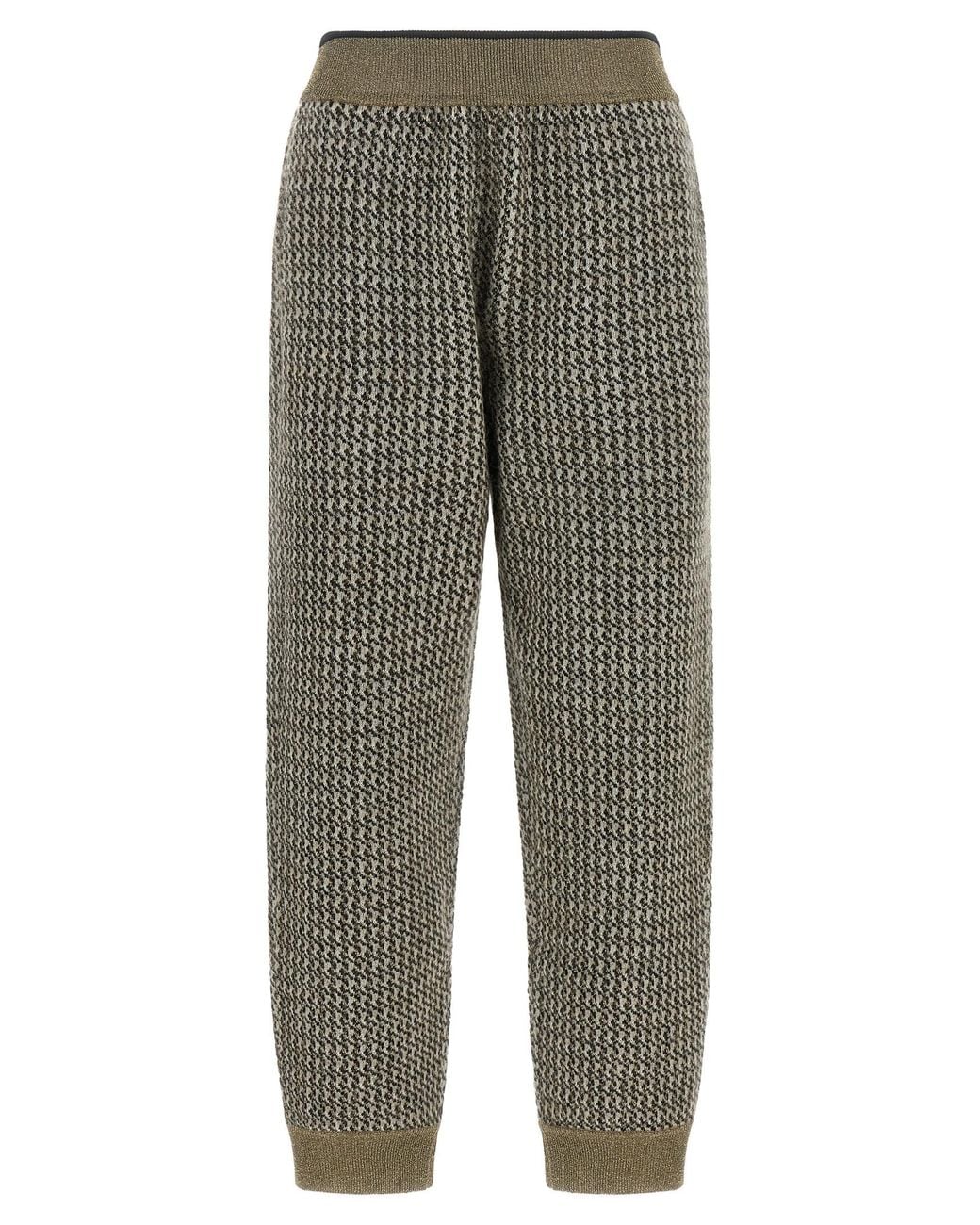 Brunello Cucinelli Gray Fabric Joggers (Workout Pants)