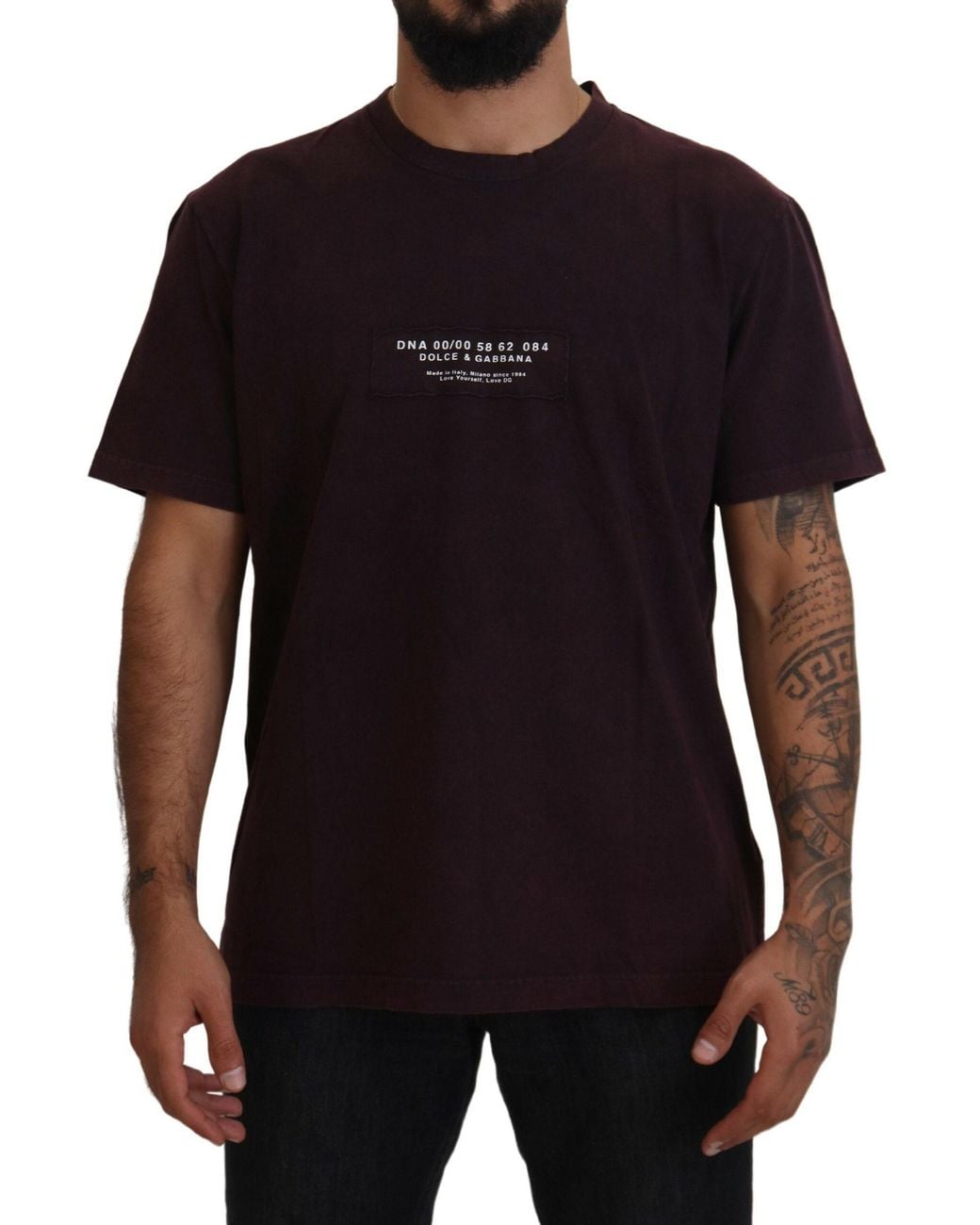 Dolce & Gabbana Black Crewneck Short Sleeve T-Shirt for men
