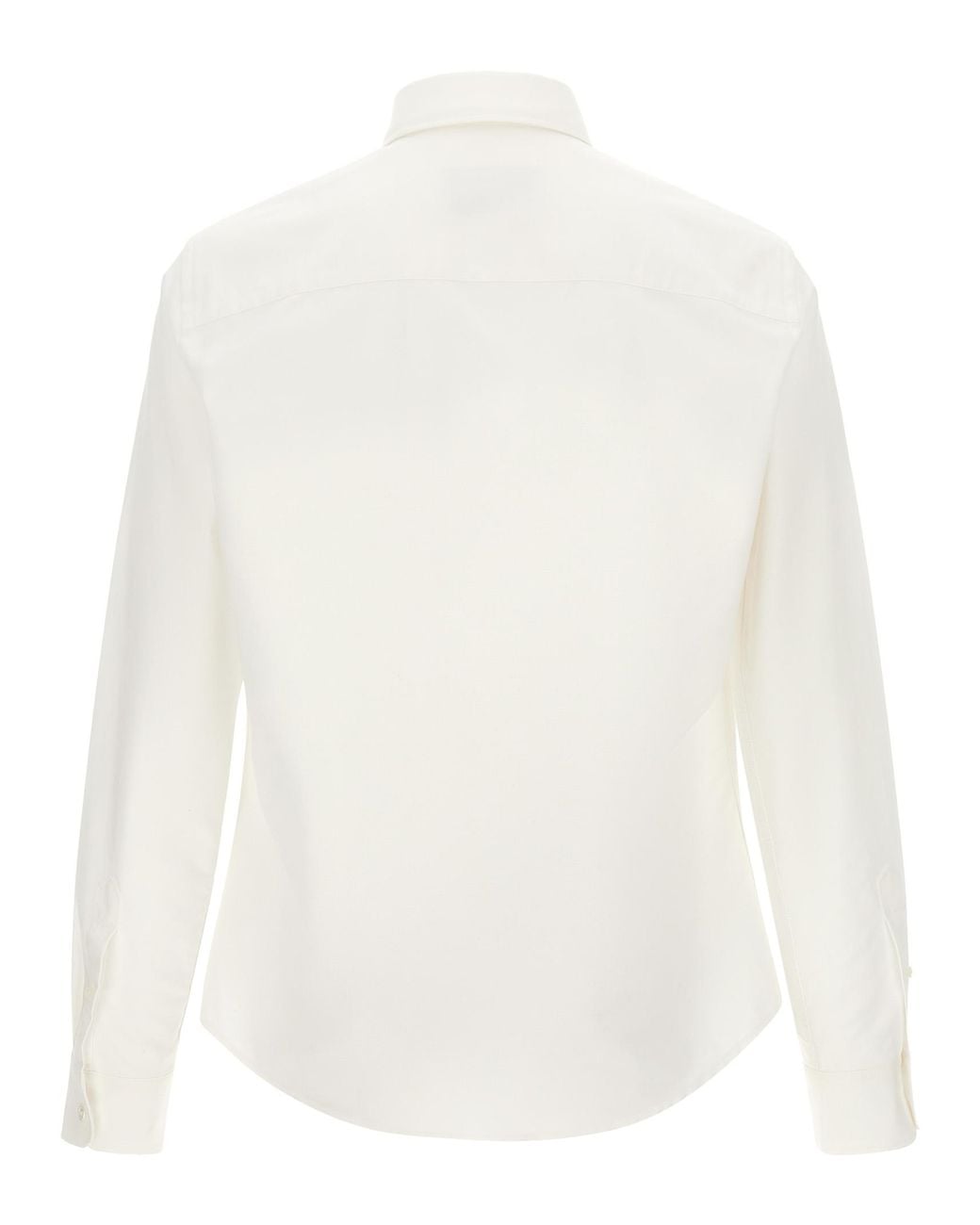 AMI White Cotton Blouse for men