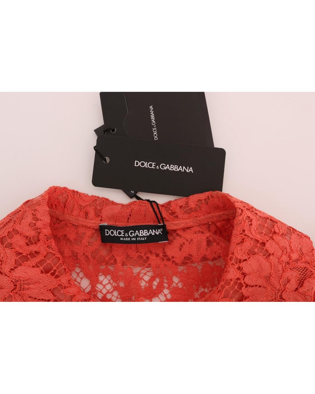 Dolce & Gabbana Red Elegant Floral Lace Crystal Cardigan Blouse