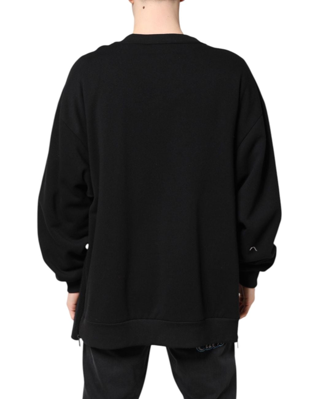 Dolce & Gabbana Black Dg Logo Knit Sweater for men