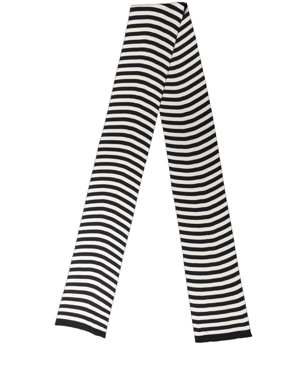 Dolce & Gabbana Blue Stripes Silk Knitted Shawl Scarf And for men