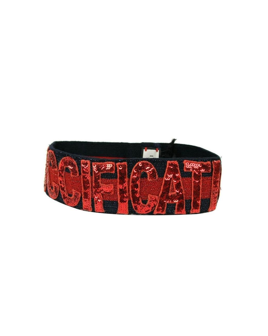Gucci Sequin Patches "fication" Headband M / 57 499679 4174 in Red | Lyst