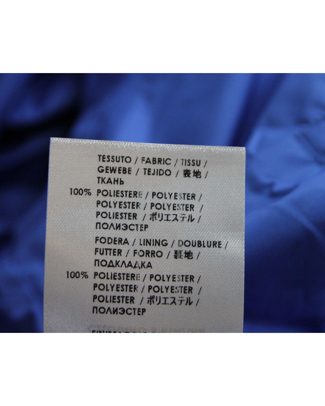 Gucci Blue Techno Polyester Windbreaker Jacket (G 56 Us 46) for men