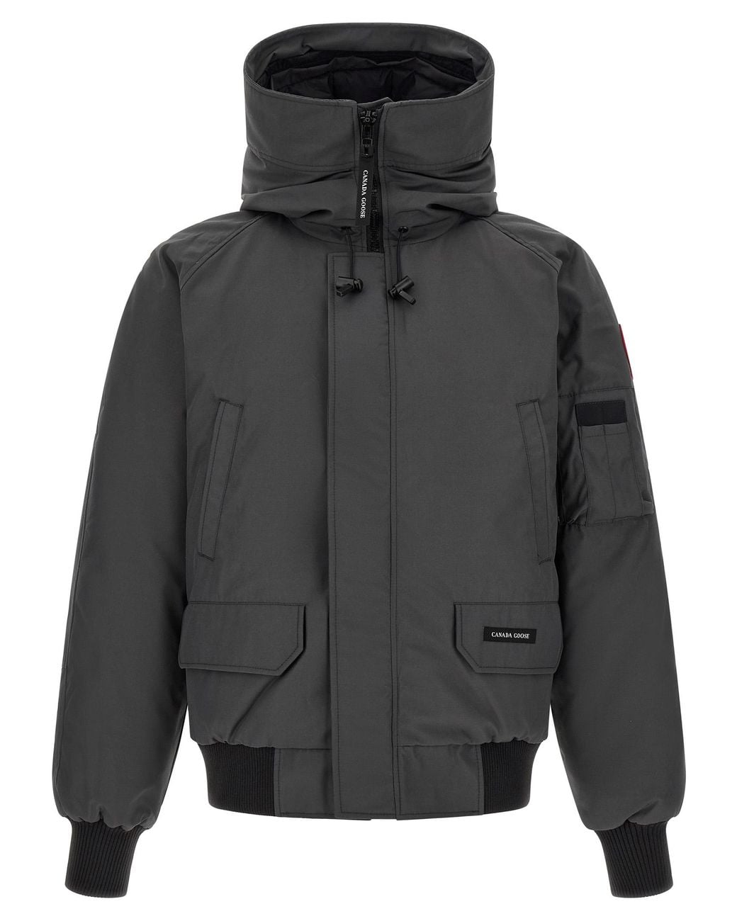 Canada Goose Gray Polyester Bomber for men
