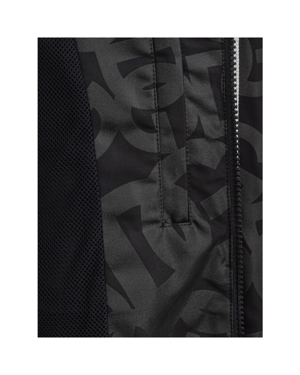 Dolce & Gabbana Black Polyester Shell Jacket for men